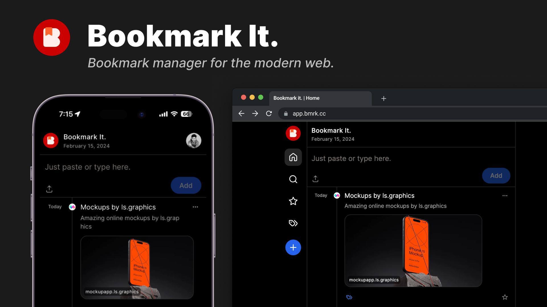 Bookmark It. | Bookmark manager for the modern web.